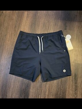 NWT Vuori Kore Lined Shorts "Ink" Stretch Athleisure V302 Sz XL